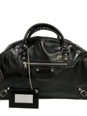 Balenciaga | Bags | Sold Balenciaga Logo Embroidery Nylon Boston